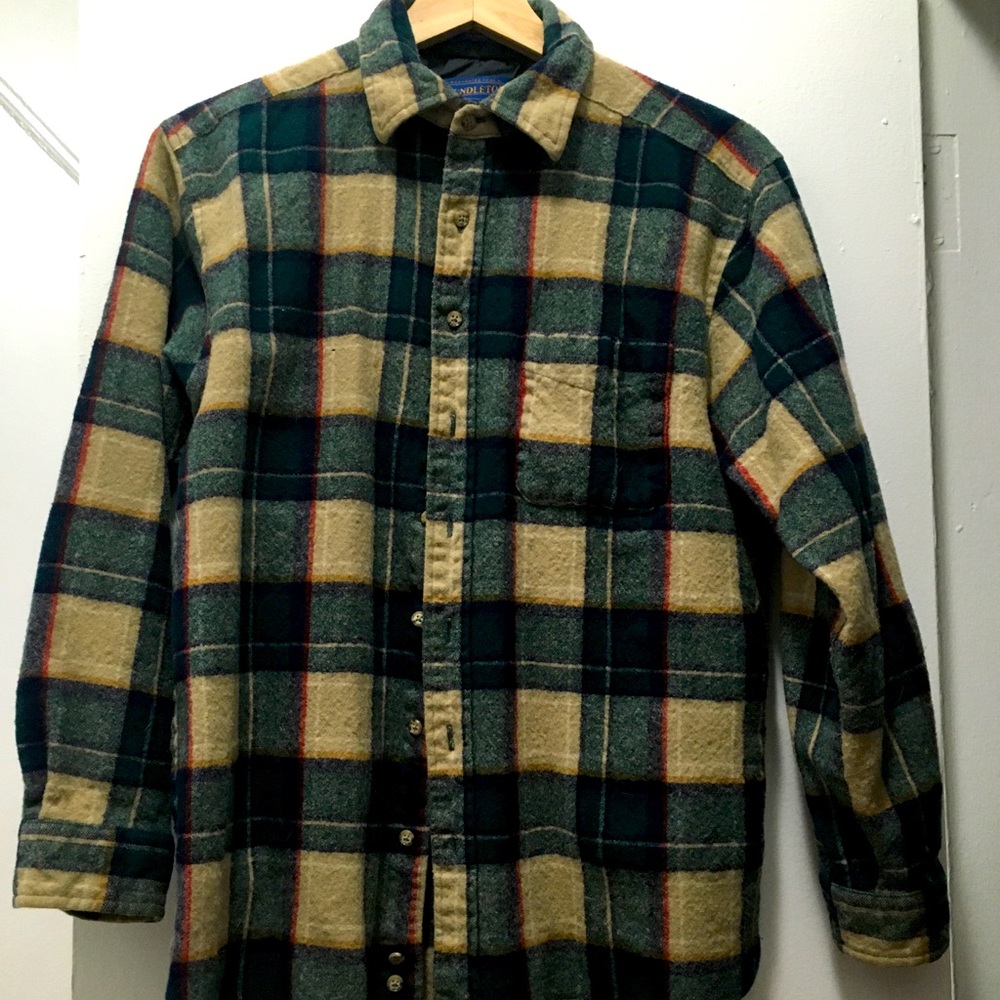 Pendleton 100% wool flannel